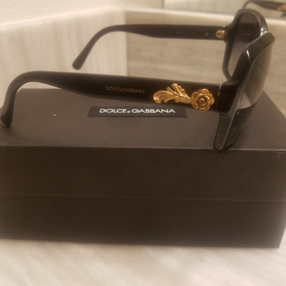 Authentic Dolce & Gabbana black sunglasses